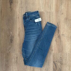 Old Navy Blue Skinny Jeans Rockstar Super Skinny